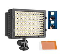 NEEWER 160 LED CN-160 Panel de Luz Regulable Ultra Alta Potencia para Cámara de Vídeo y Digital SLR Compatible con Canon Nikon Pentax Sony Samsung Olympus Etc.
