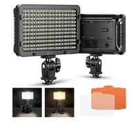 Neewer 176 LED Luz LED Video Cámara Ultrabrillante 3200-5600K Regulable 1/4 de Pulgada Rosca Montura para Canon Nikon Pentax Panasonic Sony Samsung Olympus y Otras Cámaras DSLR
