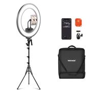 NEEWER 18 Inch Kit Aro de Luz con Iluminación de Borde 45W 3300lux 2900K-7000K 12 Escenas con App 2.4G PC Mac Control Mando a Distancia Magnético Desmontable Bolsa de Soporte para TikTok Stream,RL45B