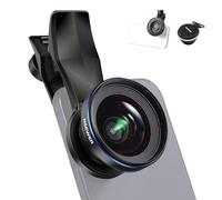 NEEWER 18mm 100° Gran Angular Lente Aumento 0.5X con 17mm Rosca Clip Lente Teléfono y 67mm Filtro Anillo Adaptador, para Jaula Teléfono/Funda Teléfono/Abrazadera Teléfono/Placa Trasera, LS-42 Pro