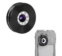 NEEWER 18mm 100° Objetivo Gran Angular para 17mm Thread Lens Backplane, 0.5X Aumento Compatible con SmallRig NEEWER iPhone Samsung Phone Cage con 17mm Aro Adaptador, Compatible con Sandmarc, LS-32