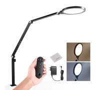 NEEWER 18W 7" Básico Aro de Luz Escritorio para Iluminación Videoconferencias Streaming, 3000-6500K Dimmable Luz Circular LED con Brazo Articulado y C Clamp para Teléfono/Computadora Zoom Call, R18