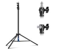 NEEWER 2,6 m Soporte de luz para cojín de Aire, trípode Resistente de Metal con Punta Reversible de 1/4 a 3/8 Pulgadas, Interfaz de Montaje de 3 vías y Botones de Bloqueo de Metal, Carga máxima. 2,5
