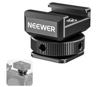 NEEWER 2 adaptadores de montaje de zapata fría compatibles con el receptor de micrófono Lavalier inalámbrico DJI Hollyland Rode, accesorios de micrófono anticaídas con pines retráctiles, adaptador de