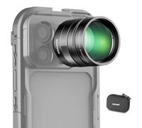 NEEWER 2 convertidores Solo para teleobjetivo de cámara de teléfono, teleconvertidor de 240 mm, 7 Elementos en 5 Grupos, Rosca de 17 mm, Compatible con Carcasa de teléfono NEEWER iPhone, Android
