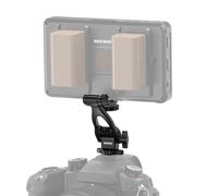 NEEWER 2 Eje Adaptador Montaje Monitor, 5" / 7" Soporte Monitor Campo con Zapata Fría, Anti Twist 1/4" Tornillo, Giro 360°, Inclinación 180°, Accesorio Cámara para Fotografía & Grabación Video, MA023