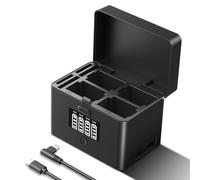 NEEWER 2 en 1 Cargador Batería USB Cuatro Canales para NP-FZ100 & LP-E6, 40W Carga Rápida Alimentación Compatible con Sony A6700 A7III FX3 FX30 A7IV Canon EOS R5 Mark II 6D/II 5D/III 5D, NW-ZP4