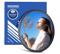 NEEWER 2 en 1 CPL + Difusión Negra 1/4 Filtro, Reducción de Deslumbramiento con Polarización Circular Efecto Cinematográfico Ensueño para Lente Cámara con Marco Delgado y Vidrio Óptico Multicapa, 82mm