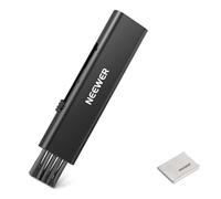 NEEWER 2 en 1 Kit de Limpieza de Lentes de Cámara, 1 Pincel + 1 Paño de Limpieza, para Cámaras DSLR, Dispositivos Electrónicos, Smartphones y Tablets, HM-45