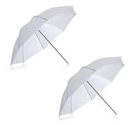 Neewer® 2 Pack 33"/84cm White Translucent Soft Umbrella for Photo and Video Studio Shooting
