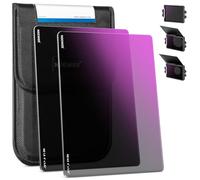 NEEWER 2 Pack ND0.9/1.8 (3/6 Stops) Cuadrado ND Filtro, 4''x5.65'' Doble Cara 30 Multi Nano Coated Cine Filtro de Densidad Neutra para NEEWER Matte Box Compatible con Tilta Compatible con SmallRig