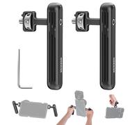 NEEWER 2 Paquetes Manijas Laterales Giratorias/Mango Superior Solo para iPhone 15 Samsung S22 S23 Phone Cages,1/4" Tornillos y Pin Antigiro para Estabilizador Celular Video Rig