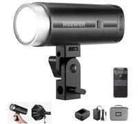 NEEWER 200Ws 2,4G TTL Exteriores Estroboscópico Flash Compatible con Godox, 1/8000s HSS Portátil Estudio Fotografía Monoluz con Luz Modelado 3200mAh 750 Destellos 1.5s Reciclaje, Q200