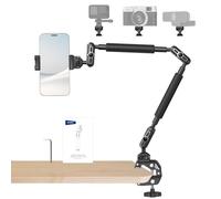 NEEWER 22" Brazo Mágico con Abrazadera Soporte para Móvil con Cámara de Escritorio con Brazo Articulado Doble Rótula 1/4" 3/8" Rosca para ARRI Compatible con iPhone DSLR Action Camera Luz Video,UA057