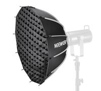 NEEWER 25.6"/65cm Bowens Mount Softbox Parabólico Dodecágono, Liberación Rápida con Difusores/Rejilla/Bolsa para Luz Video Strobe CB60 CB200B MS60C MS150B S101 Vision 4 Q4 Compatible con Godox, NS6P