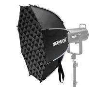 NEEWER 25.6'' Softbox Octogonal, Softbox Parabólico Liberación Rápida con Montura Bowens, Difusores, Rejilla y Bolsa. Compatible con Aputure 120d, Godox SL60w, Q4, AS600B, CB300B, Q300, NS65P