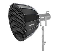 NEEWER 28"/70cm Softbox Parabólico Montaje Bowens, Configuración Rápida con Difusores/Rejilla/Bolsa para Luz Continua Video CB60 CB200B MS60 Compatible con Godox Compatible con Aputure 600d,NS70P