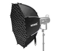 Neewer Softbox Octogonal de 35.4 Pulgadas, Caja Suave parabólica de liberación rápida con Soporte Bowens, difusores, Rejilla, Bolsa Compatible con Aputure 120d Compatible con Godox SL60w Q4 AS600B
