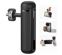 NEEWER 360° Giratorio Mango Lateral/Manija Superior con 1/4" Tornillo, Pin Antitorsión, Zapata Fría, Empuñadura Goma para iPhone 16 15 Pro MAX Samsung Galaxy S24 Ultra NEEWER Jaula Celular Rig, PA046