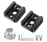 NEEWER 4 Adaptadores de Zapata fría con Rosca de 1/4 Pulgadas, Compatible con SmallRig DSLR Camera Jaula micrófono Monitor luz LED y más, ST26