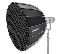NEEWER 47"/120cm Softbox Parabólico Montaje Bowens, Configuración Rápida con Difusores/Rejilla/Bolsa para Luz Continua Video CB60 CB200B MS60 Compatible con Godox Compatible con Aputure 600d, NS120P