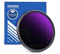 NEEWER 49mm Filtro ND Variable (ND8-2000), Color Verdadero y Paso Duro,3-11 Pasos Filtro Densidad Neutra Limitada Ajustable para Cámaras DSLR Mirrorless Vidrio Óptico Multicapa Marco Delgado Aluminio