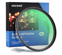 NEEWER 58mm Black Diffusion 1 Filtro Efecto Cinematográfico Filtro Ultradelgado Repelente al Agua Cristal Óptico HD Resistente a los Arañazos, 30 Capas de Nano Recubrimiento para Vídeo/Vlog