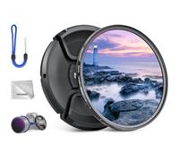 NEEWER 58mm Filtro ND Variable ND2-32 (1-5 Pasos) con Tapa de Lente, Paño de Limpieza, Ajuste Preciso de Densidad Neutra, Vidrio Optico Multicapa, Accesorios de Fotografía para Cámara