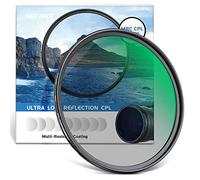 NEEWER 58mm Filtro Polarizador, Filtro CPL con 30 Capas de Película Polarizadora Multicapa, Reducción de Reflejo/Mejora el Contraste/Ultra Delgado/Vidrio Óptico HD para Lentes de Cámara de 58mm