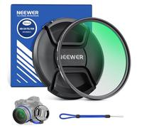 NEEWER 58mm UV MC Filtro Protección con Tapa Lente, Nanorrecubrimientos Resistentes/Vidrio Optico HD/Repelente al Agua/Resistente a Arañazos/Marco Ultradelgado Aaleación Aluminio/Filtro Ultravioleta