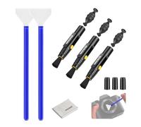 NEEWER 6 In 1 Limpieza Objetivos Cámara Kit para Dispositivos Electrónicos, Móviles y Tabletas, 3X Objetivos Pincel Doble Cabezal + 2X 24mm Hisopo Sensor Fotograma Completo + 1 x Paño Limpieza, HM-48