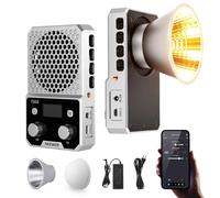 NEEWER 60W Luz Foco LED Compacta de Bolsillo Bi-Color con App & Panel Control, Iluminación Continua COB con 2700K-6500K/CRI96+, Portátil para Fotografía Estudio Profesional Grabación Video, FS60B