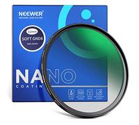 NEEWER 62mm Filtro de Lente HD Soft GND8, Filtro de Densidad Neutra Graduado Suave de 3 Paradas (0,9) con Nanorrevestimiento de 30 Capas/Repelente al Agua/Resistente a los Arañazos/Antirreflectante