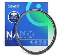 NEEWER 62mm Filtro de Lente UV Ultra Baja Reflectividad, Filtro de Protección UV con Revestimiento Multiresistente, Vdrio Optico de Alta Transmitancia HD, Marco de Aluminio Ultra Delgado