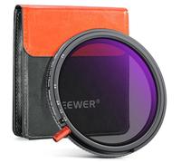 NEEWER 67mm 3 en 1 Filtro ND Variable + CPL + Black Diffusion 1/4, ND2-32 (1-5 Pasos), Objetivo Cámara Densidad Neutra Polarizador Circular Multicapa HD Cristal Óptico Efecto Filtro con Estuche
