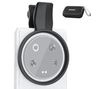 NEEWER 67mm Filtro Cámara Teléfono Abrazadera, Montura Clip Filtro con Rosca Ajustable y Almohadillas de Goma Antideslizantes, Compatible con Samsung Galaxy, Google Pixel, Huawei y Xiaomi, LA008