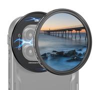 NEEWER 67mm Filtros Set ND Magnéticos, ND2-32 Variable (1-5 Pasos), Multicapa HD con Adaptador Placa Trasera Filtro Magnético, Compatible iPhone 16 Pro/16 Pro MAX Phone Cage Video Rig (PA073/PA074)