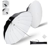 NEEWER 71"/180cm Softbox Paraguas Reflectante Parabólico Foto con Cubierta Difusora Interior Blanca, Paño Limpieza & Bolsa, Plegado Rápido para Cámara Trípode Estudio Luz Video Flash Monoluz, NS4U