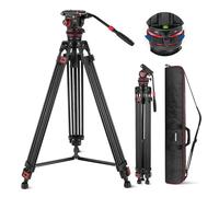 NEEWER 74" Tripode de Video con Adjustable Damping Cabezal Fluido, TP75
