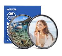 NEEWER 77mm CPL + Filtro Difusor Negro 1/4 (Paquete de 2), Filtro Polarizador Circular de Cristal Óptico Multicapa con Efecto Cinematográfico Suave y Ensoñador para Lentes de Cámara