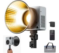 NEEWER 80W LED Video Luz con 72Wh Batería & 100W PD Adaptador App/2,4G Control Portátil Bi Color Mini COB Estudio Luz Continua 25500lx/1m 2700-6500K 0-100% Regulable CRI95+ 13 Escenas, HB80B