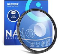 NEEWER 82mm Espiral Halo Filtro Cámara Lente, Prisma K9 Cristal Óptico Efectos Especiales Filtro Fotografía Lente de Cámara Accesorios con Visión Túnel Deformada Circular Halo Efecto Marco