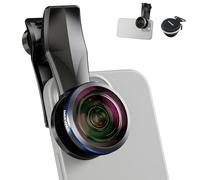 NEEWER 8mm Lente Ojo de Pez con 220° Gran Angular y Clip de Lente de Teléfono con 17mm Rosca, para Jaula de Teléfono con 17mm Rosca/Funda de Teléfono/Abrazadera de Teléfono/Placa Trasera, LS-29 Pro