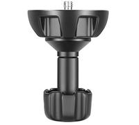 NEEWER - Adaptador de Cuenco de 75 mm, Adaptador de Media Bola de Metal Plano a tazón con Tornillos de 3/8 Pulgadas de Montaje en trípode y Cabeza de Fluido TA60/2500/3500, 501/502/504