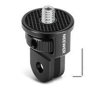 NEEWER Adaptador de Montaje para Cámara de Acción con Tornillo de 1/4" Aleación de Aluminio Compatible con GoPro Hero 13 12 Insta360 X4 X3 dji Osmo Pocket 3 Creator Combo Jaula para Teléfono, GP-7