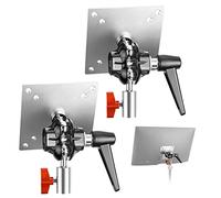 NEEWER Adaptador de Montaje Monitor con Soporte VESA, Adaptador de Soporte de Luz Tornillo M4 de Rótula Doble de 360° y 5/8" Receptor para Soporte de Pantalla, Carga Máxima 6,3kg, MA001