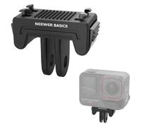 NEEWER Adaptador magnético de montaje de liberación rápida compatible con Insta360 Ace Pro 2/Ace Pro/X5, soporte de extensión de base de cámara de acción con 2 dedos para grabación de video, DPos