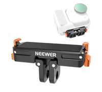 NEEWER Adaptador magnético de montaje de liberación rápida compatible con Insta360 GO Ultra, soporte de base de cámara de acción de aleación de aluminio, accesorios con 2 puntas y rosca de 1/4