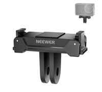 NEEWER Adaptador Montaje Magnético Compatible con dji Osmo Action 5 Pro 4 3, Base Montaje Liberación Rápida con Conector de Dos Clavijas para Trípodes Palos Selfie Accesorios Vlog, GP-73
