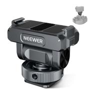 NEEWER Adaptador Montura Magnética Mejorado Compatible con dji Osmo Action 5 Pro/4/3, 160° Tilt Adaptador Cámara Acción Montaje Liberación Rápidacon Zapata Fría, Rosca 1/4", AC012 Gris Oscuro